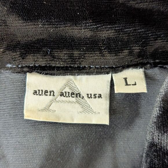 Allen Allen USA Whimsigoth Witchy Feminine Dark Academia Button Down Top L - Picture 2 of 9